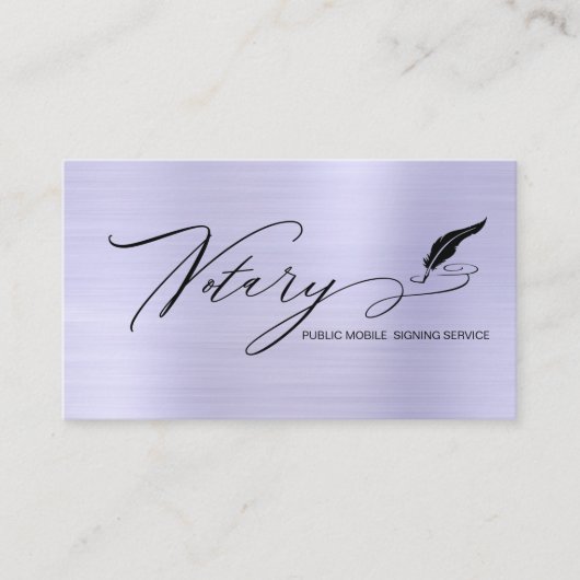 *~* NOTARY Stempel FOTO Signaleringsmiddel voor do Visitekaartje (Voorkant)