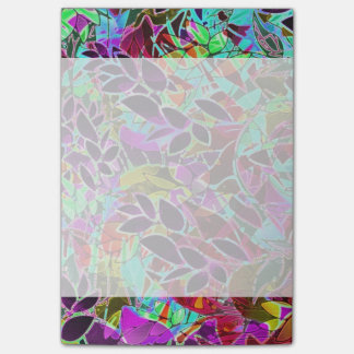 Nota's Floral Abstract Kunstwerk Post-it® Notes