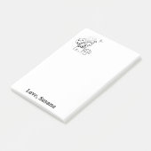 Nota's Giraffe Kleuren Post het Nota Post-it® Notes (Schuin)