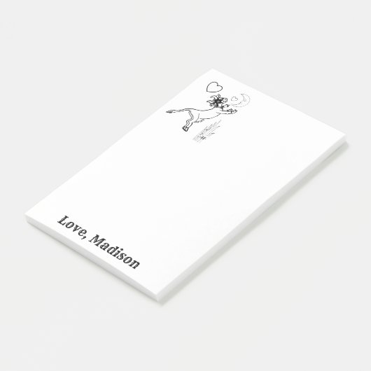 Nota's Koe Grass Coloring Post it Note (Schuin)