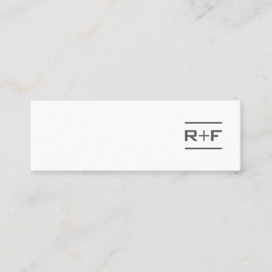 Nota's of Visitekaartjes (Voorkant)