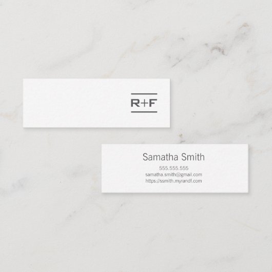 Nota's of Visitekaartjes (Voorkant / Achterkant)