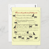 Nota's over de Zachte Kunst van het Hoeden van Briefkaart (Voorkant / Achterkant)