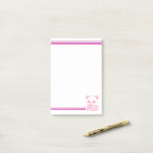Notas Post-it®  Panda Lindo Notes (Op bureau)