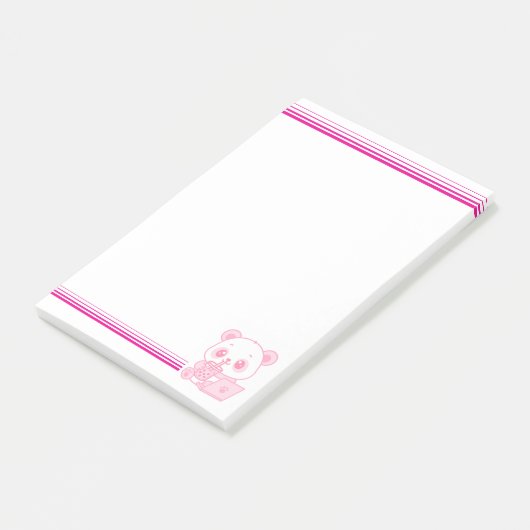 Notas Post-it®  Panda Lindo Post-it® Notes (Schuin)