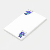 Nota's Snowflake Polar-Beer Post-it® Notes (Schuin)