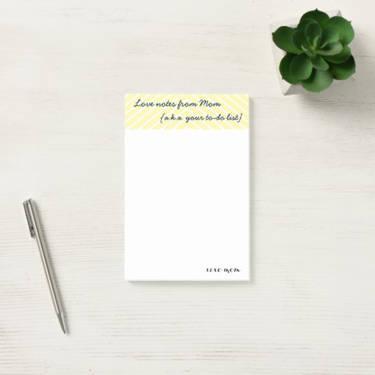 Nota's van de liefde van mama | Herinneringen voor Post-it® Notes (Kantoor)