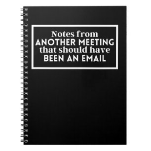 Nota's van een andere vergadering die e-mail zou m notitieboek