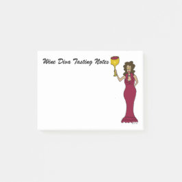 Nota's voor het branden van wijn post-it® notes