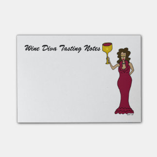 Nota's voor het branden van wijn post-it® notes