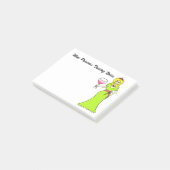 Nota's voor het testen van Wine Princess Post-it® Notes (Schuin)