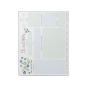 Nota's voor kerkelijke of bijbelstudie notitieblok (Linkerzijde)