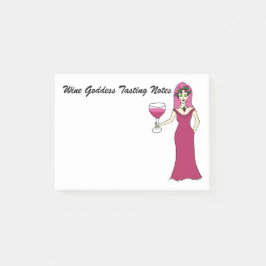 Nota's voor tests van Wine Goddess Post-it® Notes