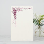 Nota's voor wijnbereiding briefpapier (Staand voorkant)