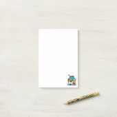 Nota's Vrouw Truck Driver Post-it® Notes (Op bureau)