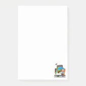 Nota's Vrouw Truck Driver Post-it® Notes (Voorkant)