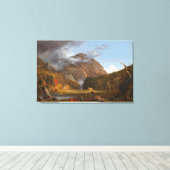 Notch van de witte bergen (Crawford Notch) Canvas Afdruk (Insitu (Houten vloer))