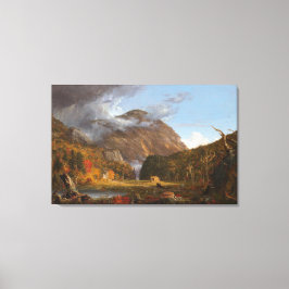 Notch van de witte bergen (Crawford Notch) Canvas Afdruk