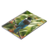Note Book, New Zealand Tui Bird Notitieboek (Linkerzijde)