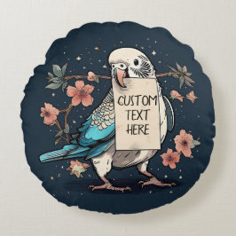  Note Budgie Sierkussen Rond Kussen