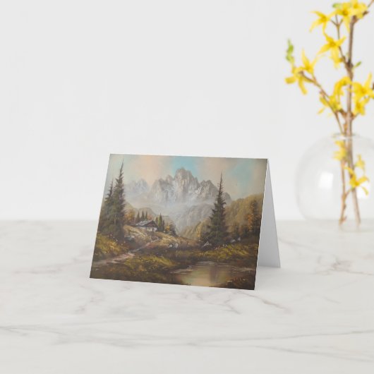 Note Card Ann Hayes die Beierse droom schildert Kaart (Gele Bloem)