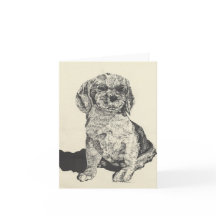 Note card Cocker Spaniel