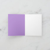 Note Card Lilac Blossom Reflected in Raindrop Kaart (Binnen)