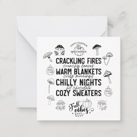 Note Card Notitiekaartje (Voorkant)