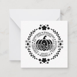 Note Card Notitiekaartje