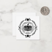 Note Card Notitiekaartje (Voorkant / Achterkant in situ)