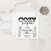 Note Card Notitiekaartje (Voorkant / Achterkant in situ)