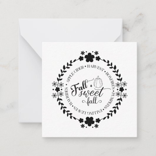 Note Card Notitiekaartje (Voorkant)