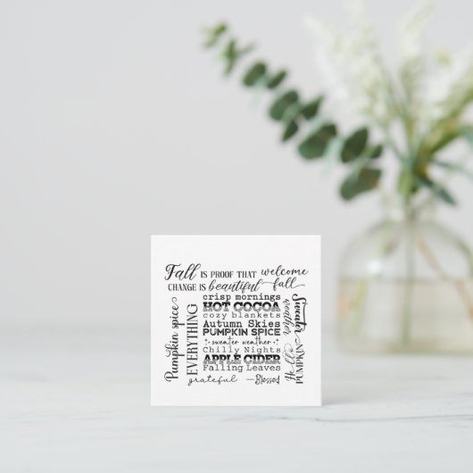 Note Card Notitiekaartje (Staand voorkant)