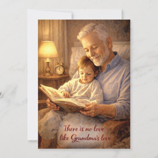 Note Card There's No Love Like Grandpa's Love Mug Kaart (Voorkant)