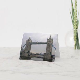 Note Card Tower Bridge over de Thames Kaart