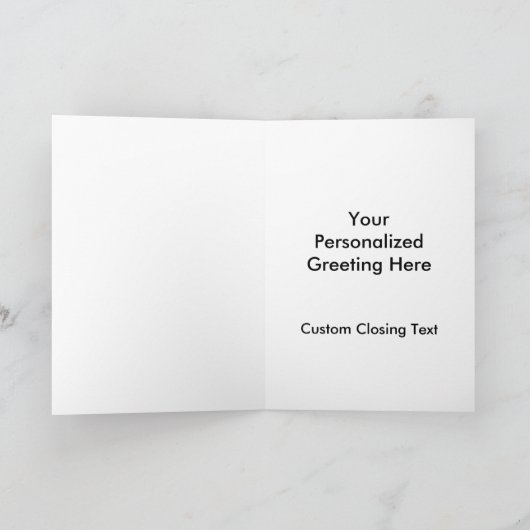 Note Card, Wenskaart - Retro Pop Art Sixties S Kaart (Binnen)