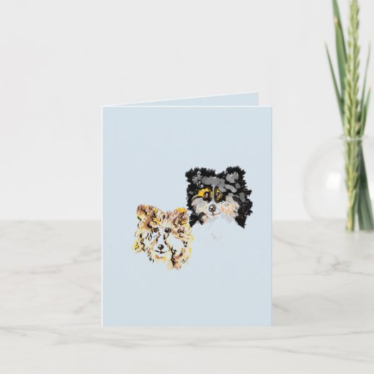 Note Cards Collie Notitiekaartje (Voorkant)