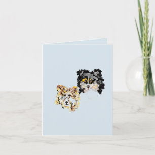 Note Cards Collie Notitiekaartje