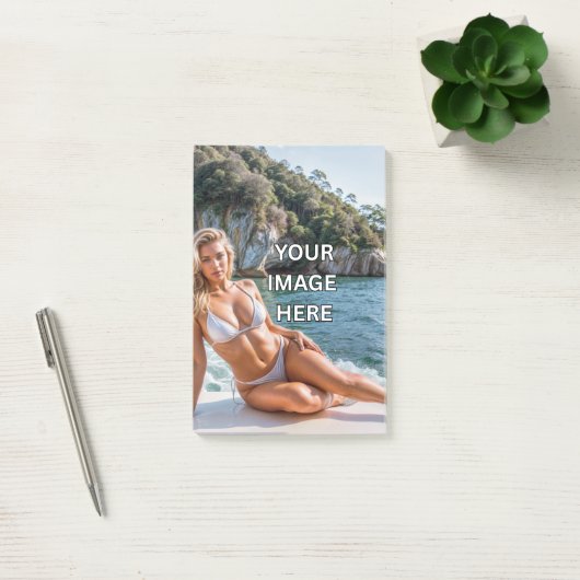 NOTE! 🗒️ Custom Post-it Notes – Add Image or Text (Kantoor)