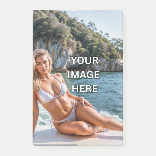 NOTE! 🗒️ Custom Post-it Notes – Add Image or Text (Voorkant)