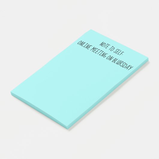 "Note for Self" Funny Quarantine Notes (Schuin)