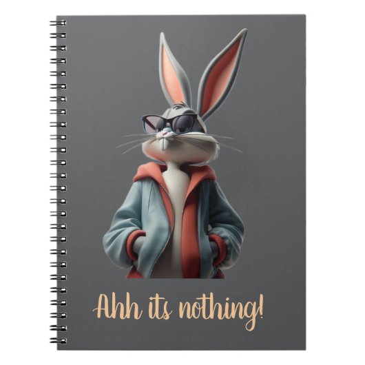 Note pad bunny's design elegant stijlvol notitieboek (Voorkant)
