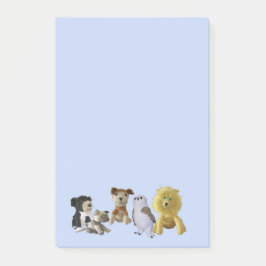 Note Pad - Groep van Speelgoed Dieren