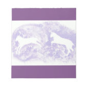 Note Pad met ontwerp voor paarden Notitieblok (Voorkant)