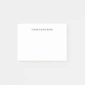 Note Post-it® Pad in zwart (Voorkant)