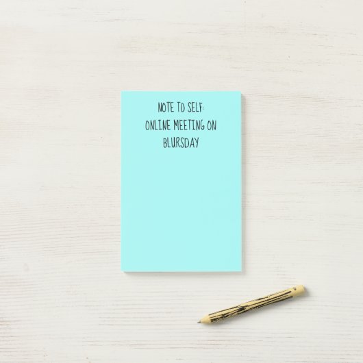 "Note to Self" Funny Home Kantoor Notes (Op bureau)