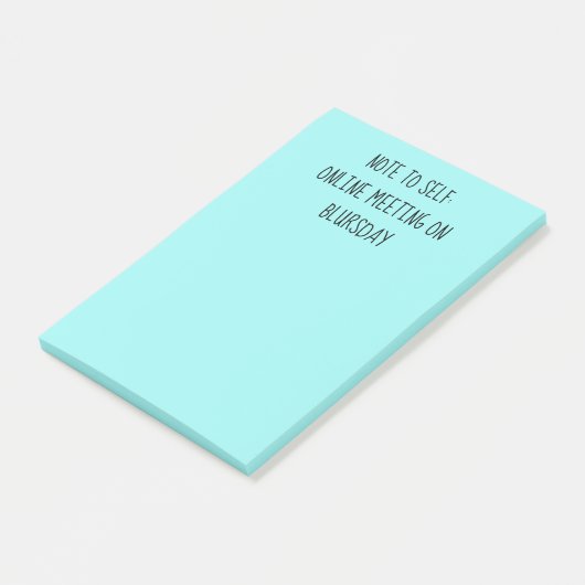 "Note to Self" Funny Home Kantoor Notes (Schuin)