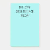 "Note to Self" Funny Home Kantoor Notes (Voorkant)