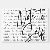 "Note to Self" Inspirerend magneet (Voorkant)