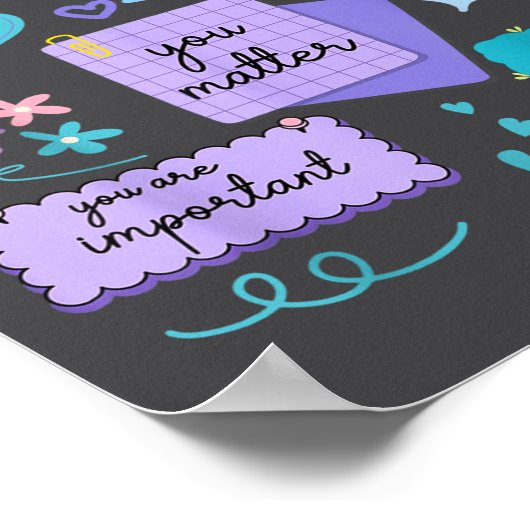 Note To Self You Suicide Prevention Awareness  Poster (Hoek)